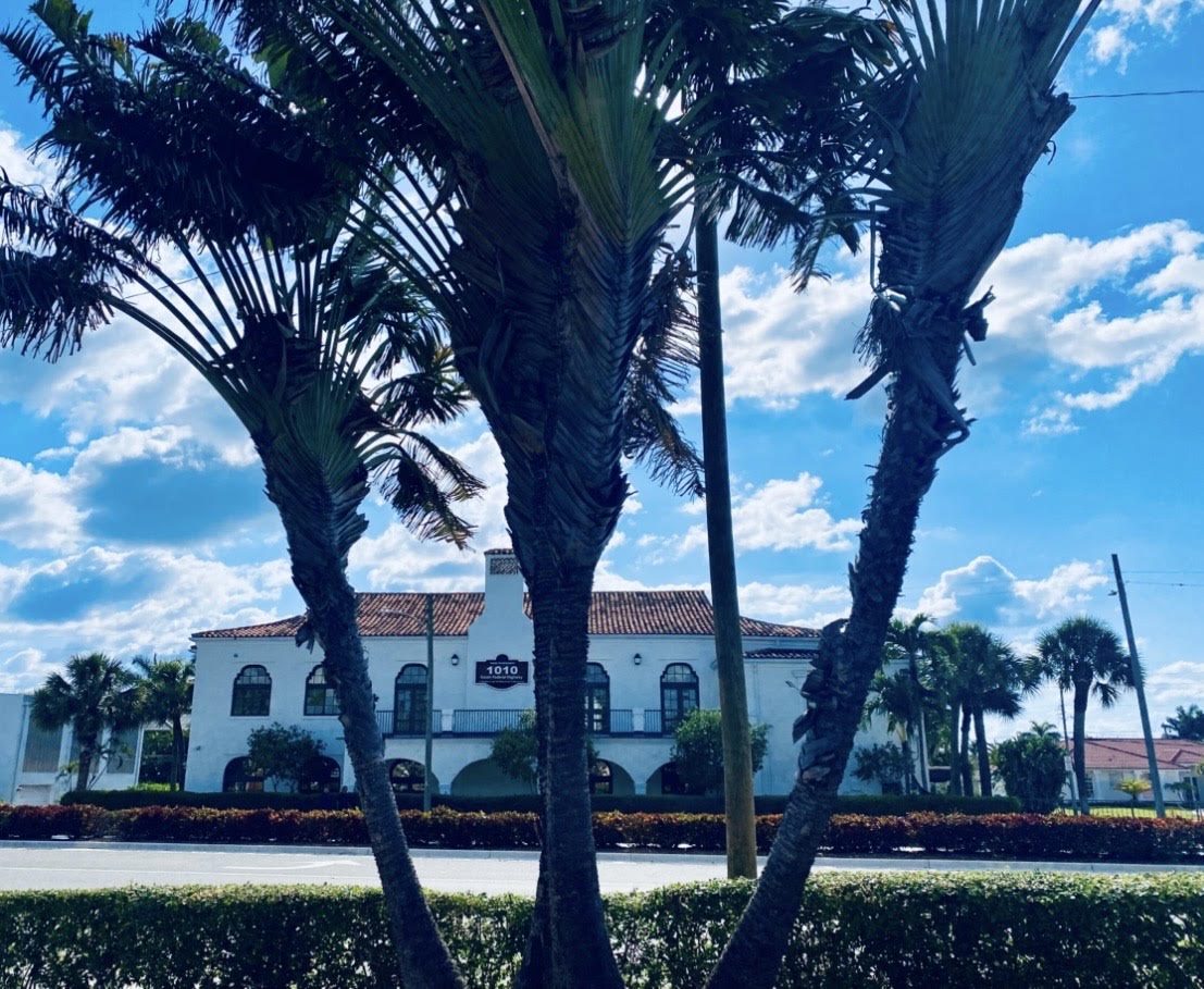 The Historic Boynton Woman's Club, a Mediterranean Revival landmark at 1010 South Federal Highway where the Boynton Beach Garden Club meets